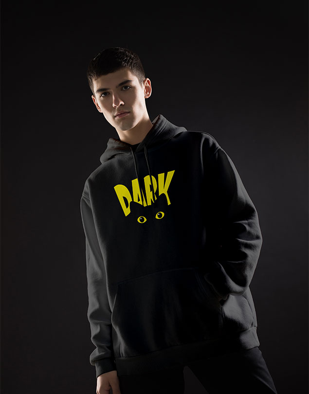 Dark Cat Kapüşonlu Sweatshirt